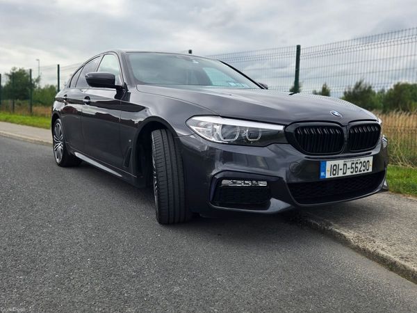 BMW 5-Series Saloon, Petrol Plug-in Hybrid, 2018, Grey