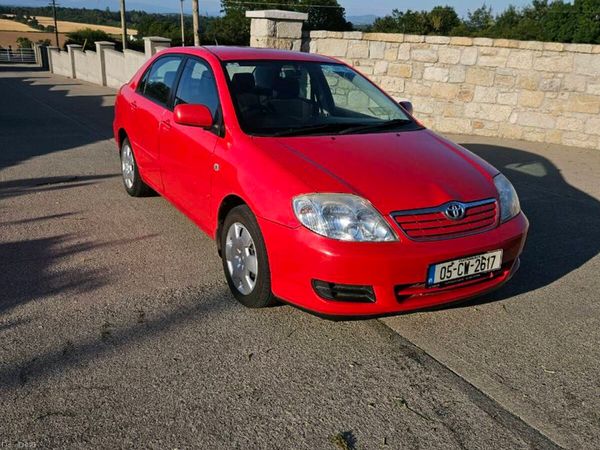 Toyota Corolla Saloon, Petrol, 2005, Red