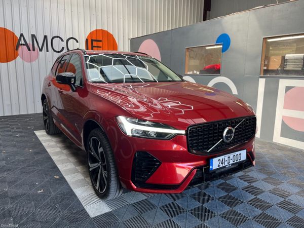 Volvo XC60 SUV, Petrol Plug-in Hybrid, 2024, Red