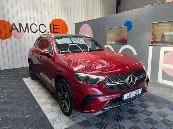 Mercedes-Benz GLC SUV, Petrol Plug-in Hybrid, 2024, Red