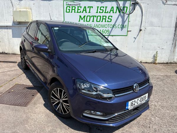 Volkswagen Polo Hatchback, Petrol, 2016, Blue