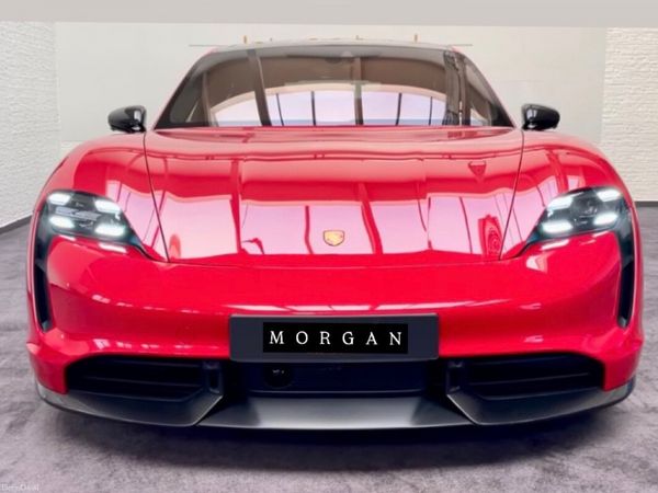 Porsche Taycan Saloon, Electric, 2021, Red