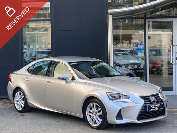 Lexus IS Saloon, Petrol Hybrid, 2019, Silver