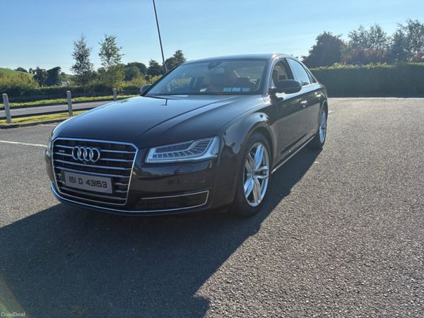 Audi A8 Saloon, Diesel, 2015, Blue