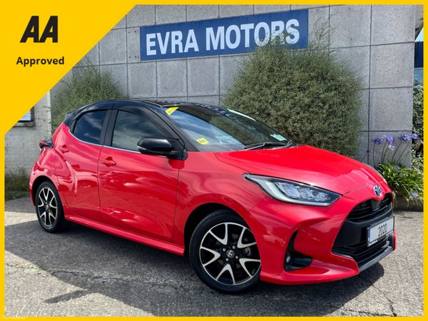 Toyota Yaris Hatchback, Petrol Hybrid, 2020, Red
