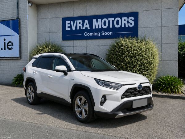 Toyota RAV4 SUV, Petrol Hybrid, 2019, White