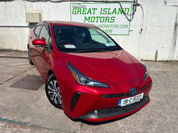 Toyota Prius Hatchback, Petrol Hybrid, 2019, Red