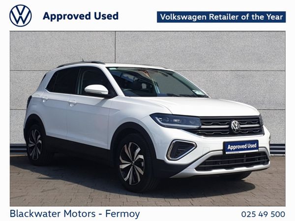 Volkswagen T-Cross SUV, Petrol, 2024, White