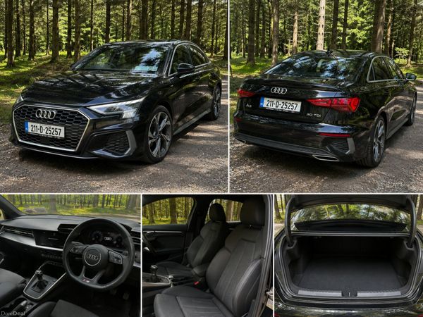 Audi A3 Saloon, Diesel, 2021, Black