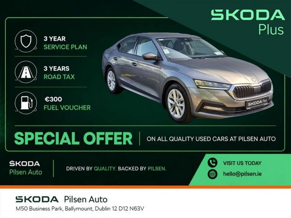 Skoda Octavia Saloon, Petrol, 2024, Grey