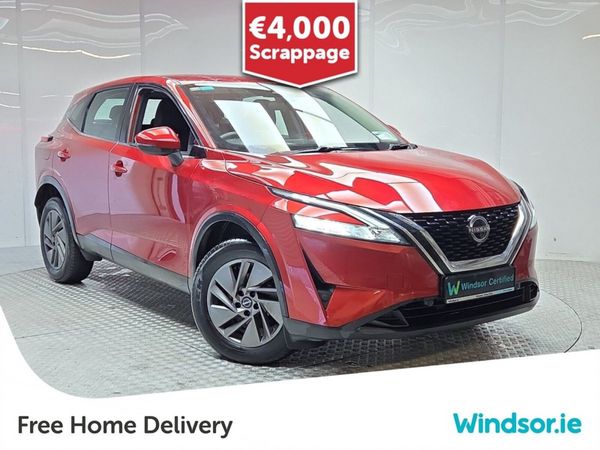 Nissan Qashqai MPV, Petrol Hybrid, 2024, Red
