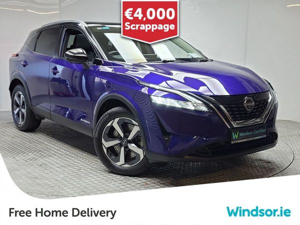 Nissan Qashqai MPV, Petrol Hybrid, 2024, Blue