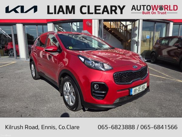 Kia Sportage MPV, Diesel, 2018, Red