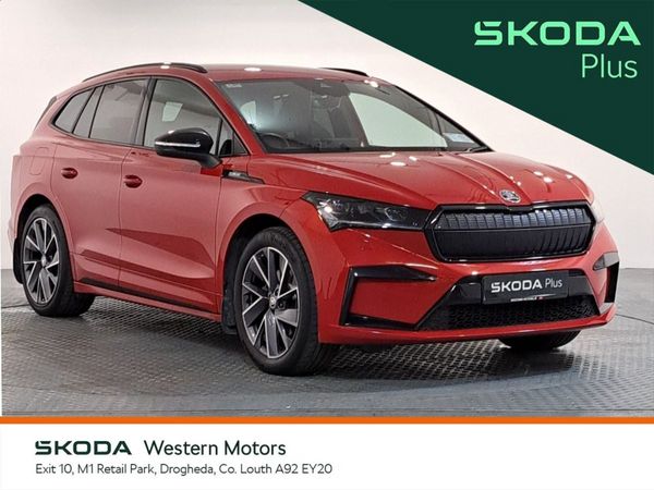 Skoda Enyaq Estate, Electric, 2024, Red