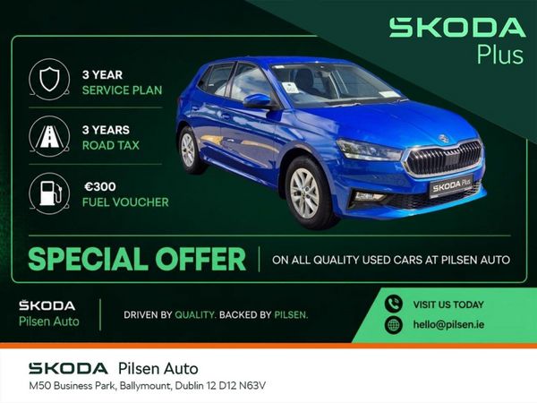 Skoda Fabia Hatchback, Petrol, 2024, Blue