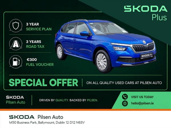 Skoda Kamiq Hatchback, Petrol, 2022, Blue