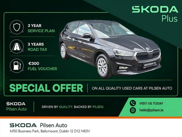 Skoda Fabia Hatchback, Petrol, 2025, Black