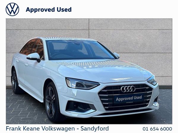 Audi A4 Saloon, Diesel, 2023, White