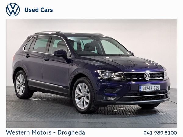 Volkswagen Tiguan SUV, Petrol, 2020, Blue