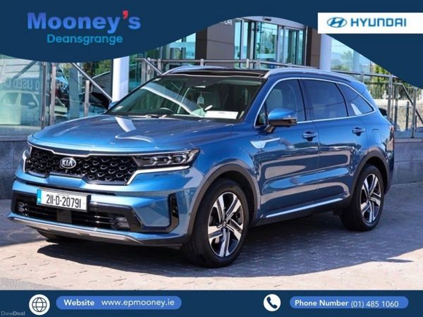 Kia Sorento SUV, Petrol Plug-in Hybrid, 2021, Blue