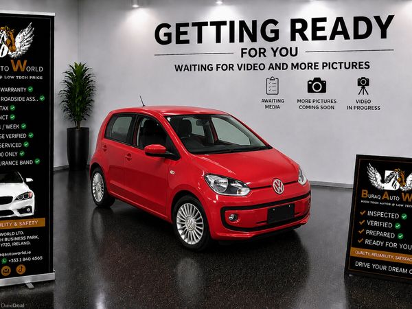 Volkswagen up! Hatchback, Petrol, 2013, Red