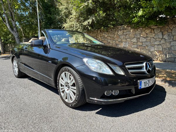 Mercedes-Benz E-Class Convertible, Diesel, 2010, Black