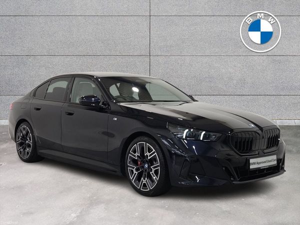 BMW 5-Series Saloon, Petrol Plug-in Hybrid, 2024, Black
