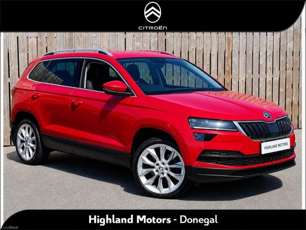 Skoda Karoq Estate, Diesel, 2021, Red