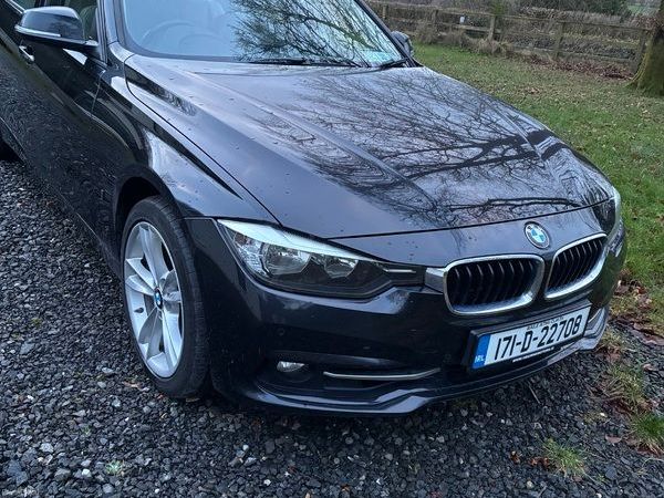 BMW 3-Series Saloon, Petrol, 2017, Black