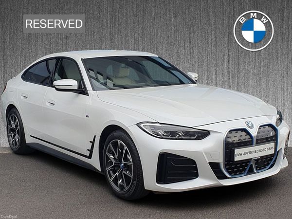 BMW i4 Hatchback, Electric, 2022, White