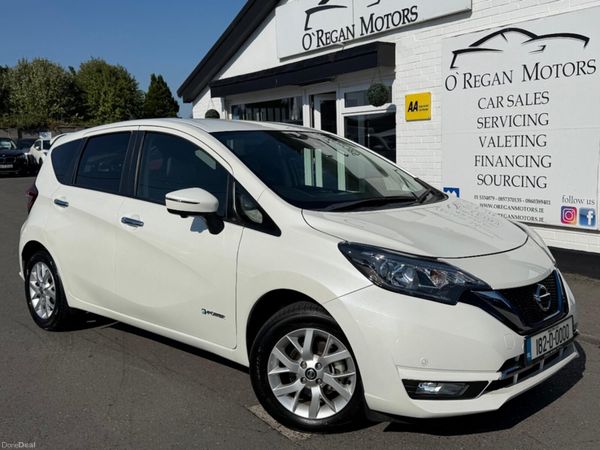 Nissan Note Hatchback, Petrol Hybrid, 2018, White