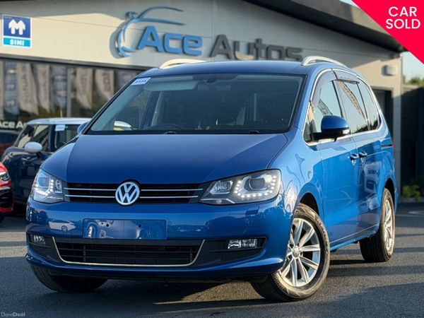 Volkswagen Sharan MPV, Petrol, 2019, Blue