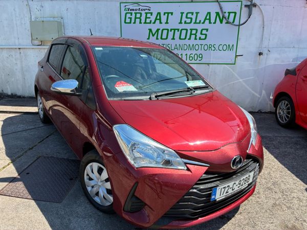 Toyota Vitz Hatchback, Petrol, 2017, Red
