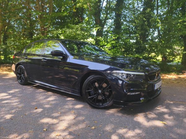 BMW 5-Series Saloon, Petrol Plug-in Hybrid, 2017, Black