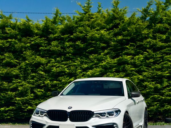 BMW 5-Series Saloon, Petrol Plug-in Hybrid, 2018, White