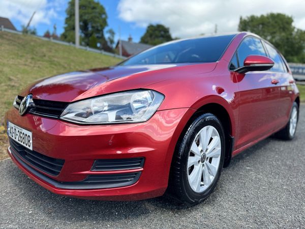 Volkswagen Golf Hatchback, Diesel, 2014, Red