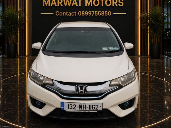 Honda Fit Hatchback, Petrol Hybrid, 2013, White