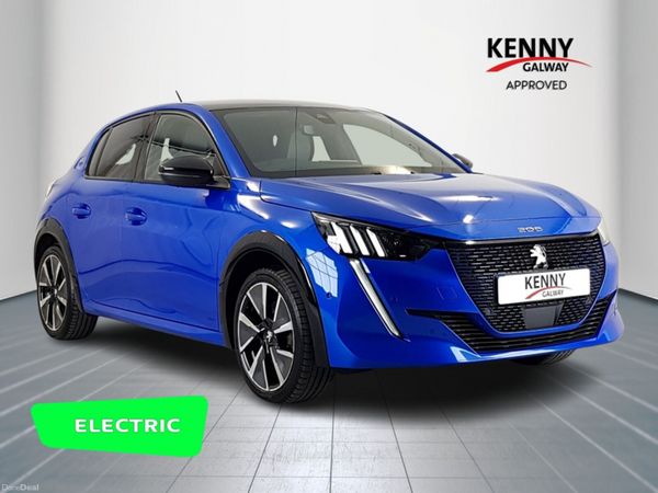 Peugeot 208 Hatchback, Electric, 2020, Blue