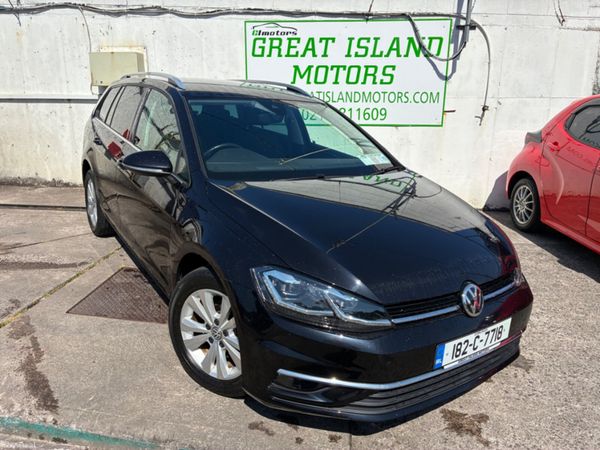Volkswagen Golf Estate, Petrol, 2018, Black