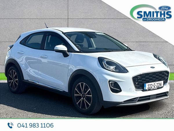 Ford Puma MPV, Petrol Hybrid, 2022, White