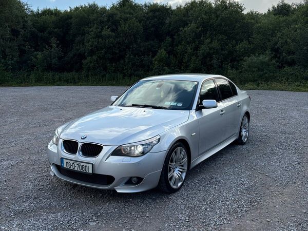 BMW 5-Series Saloon, Diesel, 2008, Silver