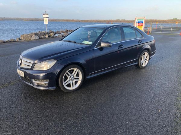 Mercedes-Benz C-Class Saloon, Diesel, 2013, Blue