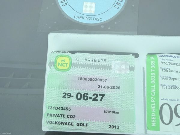 Volkswagen Golf Hatchback, Petrol, 2013, Black