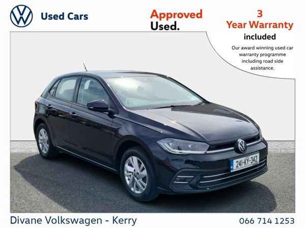 Volkswagen Polo Hatchback, Petrol, 2024, Black
