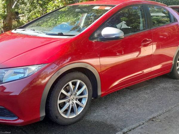 Honda Civic Hatchback, Petrol, 2014, Red
