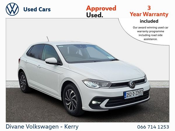 Volkswagen Polo Hatchback, Petrol, 2025, White