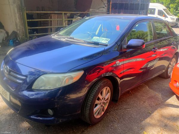 Toyota Corolla Saloon, Petrol, 2008, Blue