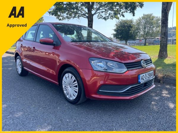 Volkswagen Polo Hatchback, Petrol, 2014, Red