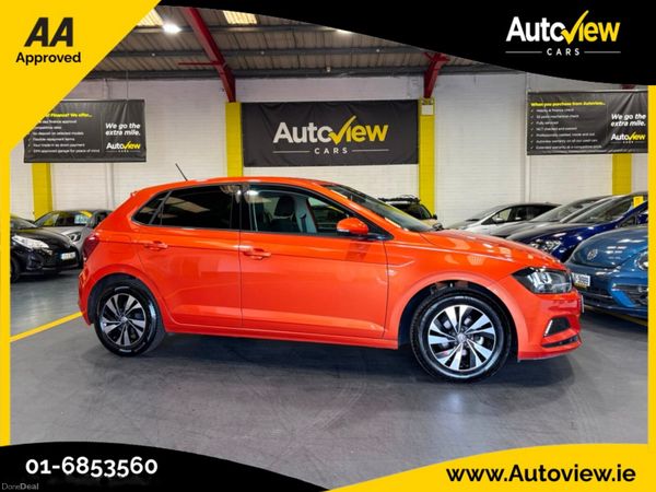 Volkswagen Polo Hatchback, Petrol, 2021, Orange