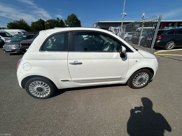 Fiat 500 Hatchback, Petrol, 2009, White